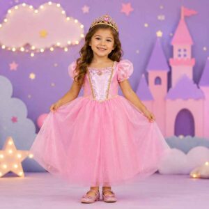 Disfraz de Princesa Rosa